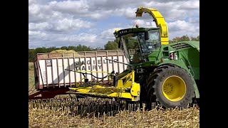 Jagiello Dairy Farm Corn Harvest 2021 Chopping Corn Silage Lena WI Family Farming Video How to