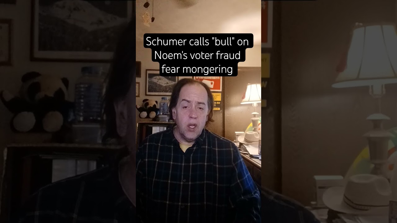 Шумер назвал «полной чушью» запугивания Ноэм по поводу фальсификации выборов.