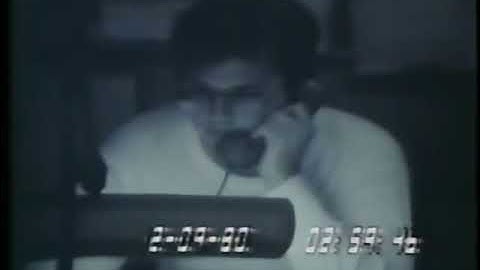 Mark Chapman talking to Gloria Chapman after he was arrested by the NYPD for murdering John Lennon.