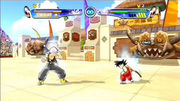 Dragon Ball Z Budokai 3 HD - Kid Goku vs Trunks