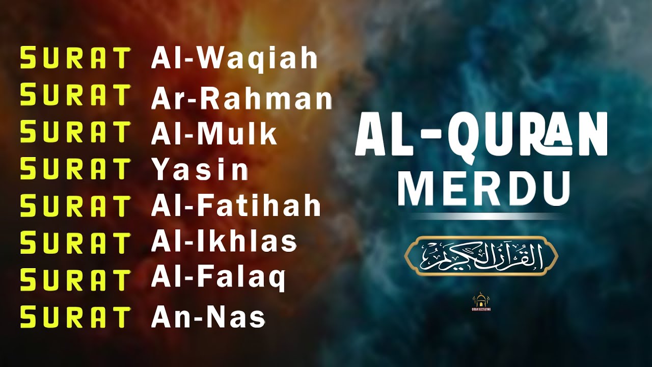BACAAM AL-QURAN Yang Sangat Merdu Menangis | Alfatiha, Alkahfi,Yasin,Alwaqia, Arrahman, Almoeathat