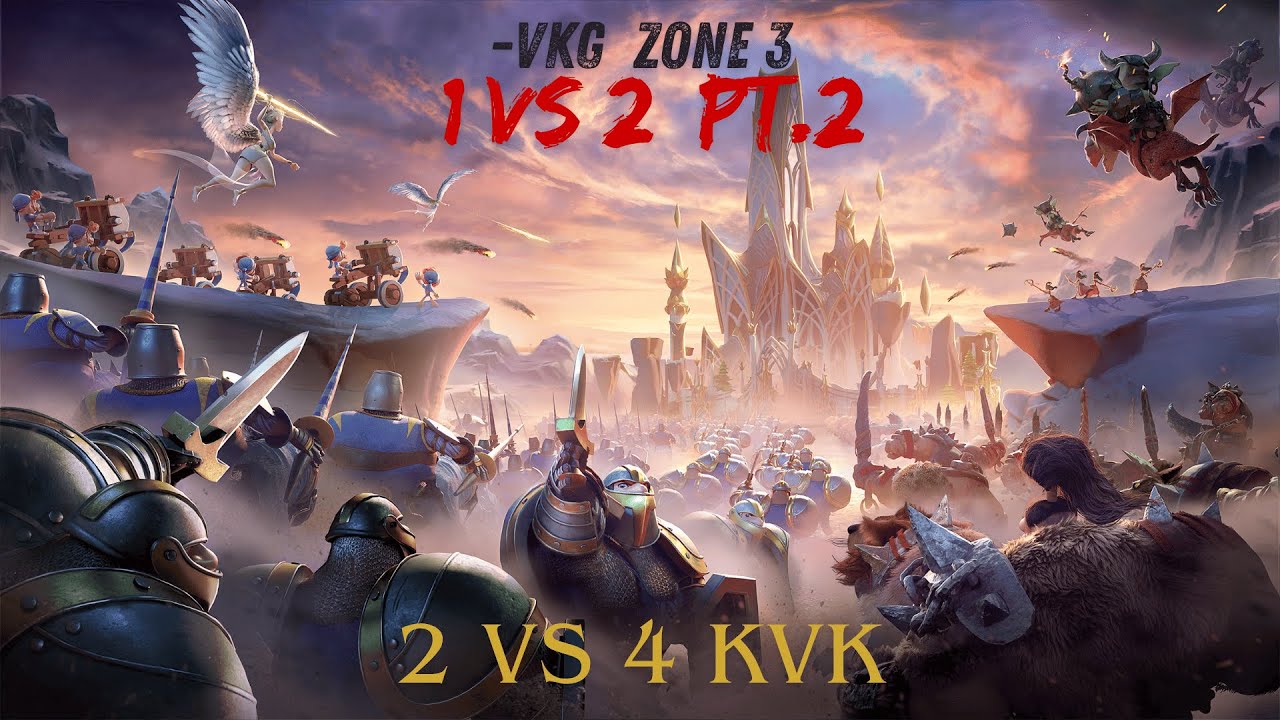 VKG Zone 3 invade - 1vs2 Bastion & Open field fights - Part 2