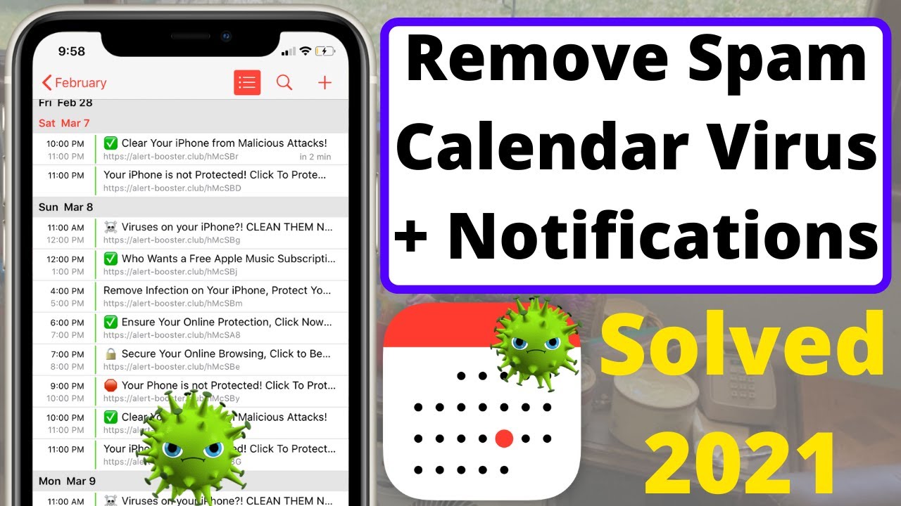 Fix" Spam Calendar Notifications How To Delete Spam Calendar Malware