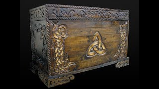 This is a basic explanation of how I made my pallet wood Celtic Knot blanket / blanket chest. It took quite a while to make due to the 