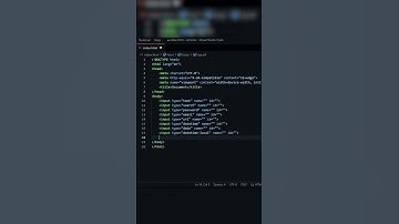 How to Use HTML Input Types 🔥 #shorts