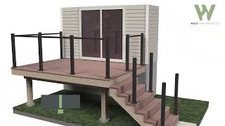 Cable Railing Installation | Gallery Railing From Wolf Home Products