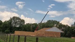 Watching My Neighbor Build A House From my Backyard - Beg. To End