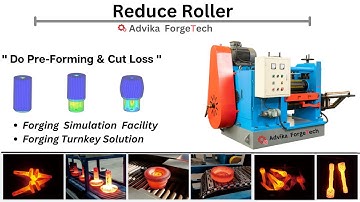 Reduce Roll | Automatic Reduce Roll | Forging Simulation | Design Die | Bolster | Aluminum