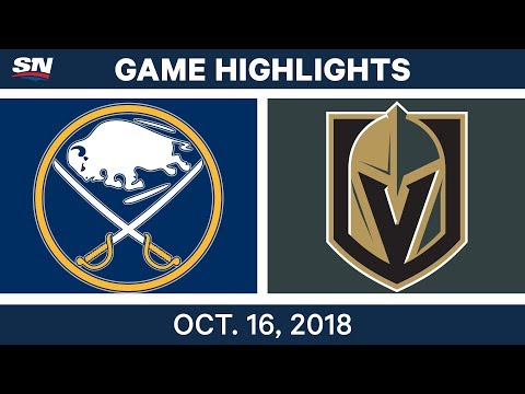NHL Highlights | Sabres vs. Golden Knights - Oct. 16, 2018