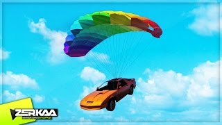 CARS WITH PARACHUTES! (GTA 5 Funny Moments)