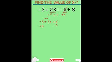 FIND THE VALUE OF X #maths #youtubeshorts #education #shorts #shortvideo
