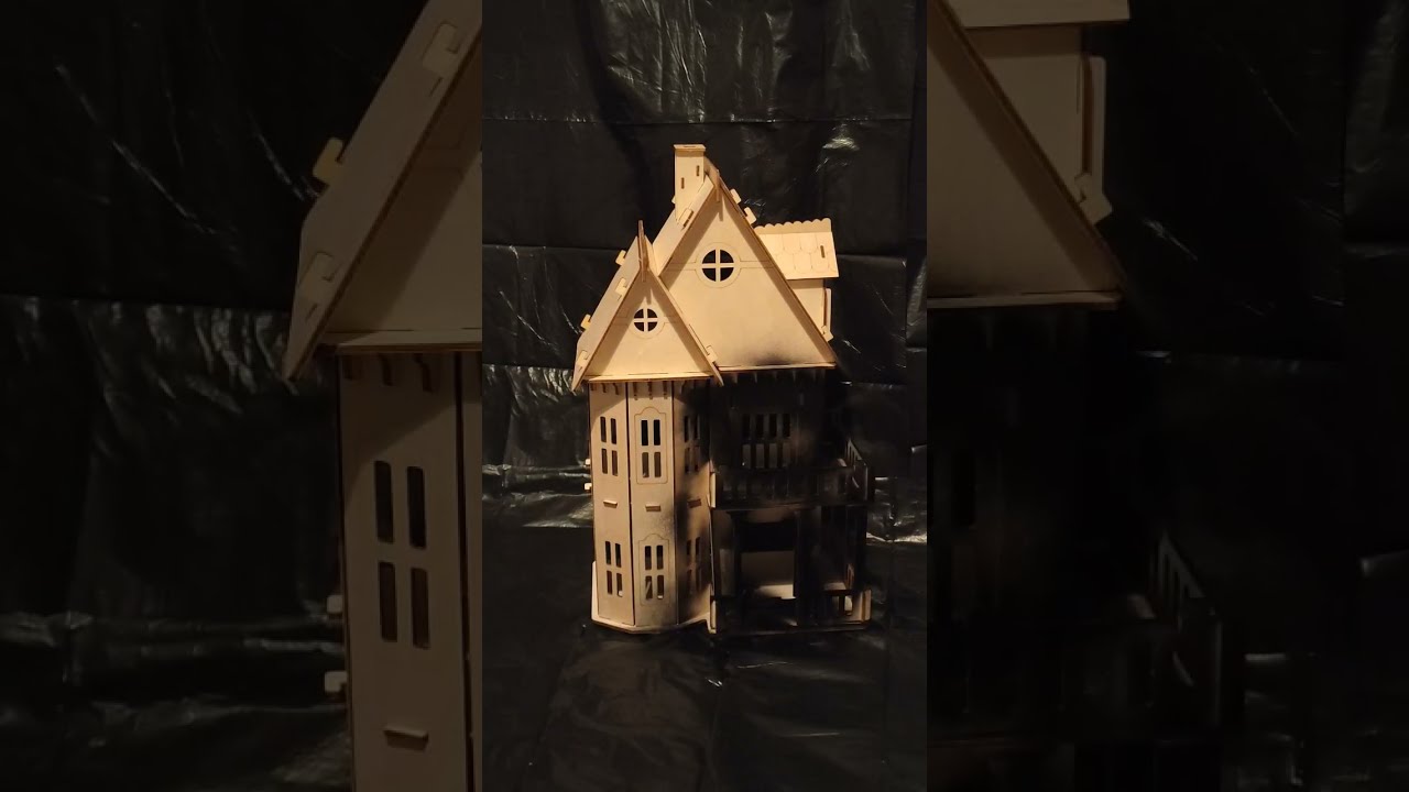 DIY Haunted House - DIY Halloween Craft - DIY Craft - Abandoned House - Halloween Miniatures