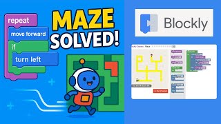 Blockly Maze Challenge Solved Step-By-Step Coding For Beginners