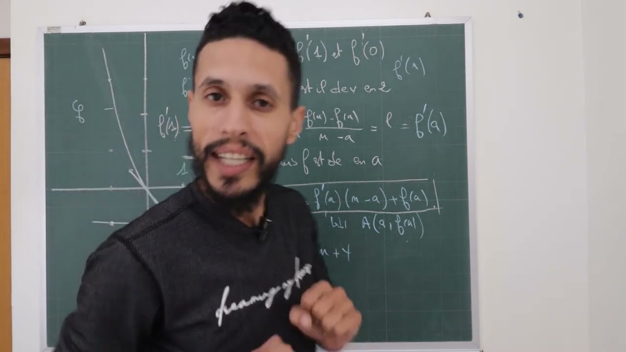 Partie1//Exercice Corrigé//Dérivabilité//2bac //géométriquement