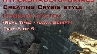 054 -HyperShadeTutorials - Unity 3D  Creating Upgrade System Like Crysis 2 (Java Scrip) Part 5 of 5