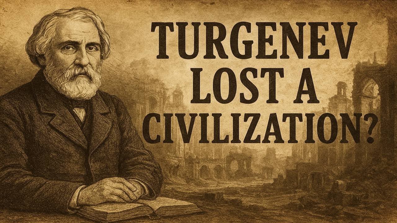 The Hidden 19th-Century Reset: What Turgenev Accidentally Documented About a Lost Civilization