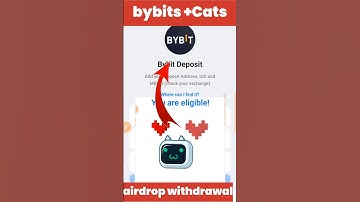 Cats airdrop you are not eligible problem solve cat withdrawal bybits deposit address ✅#catsairdorp