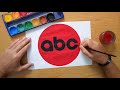 How to draw an abc logo - american broadcasting company