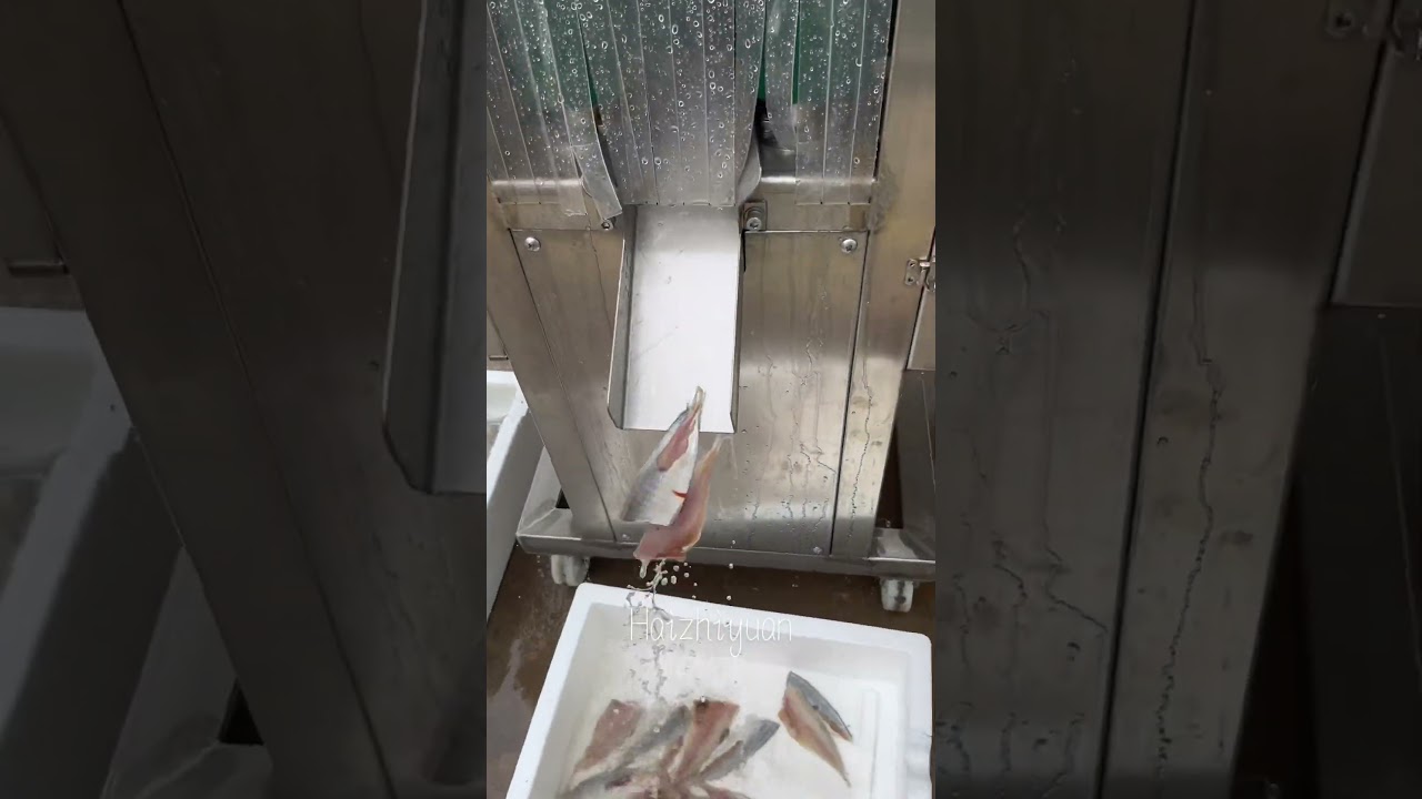 Fish deboning three-piece filleting machine 