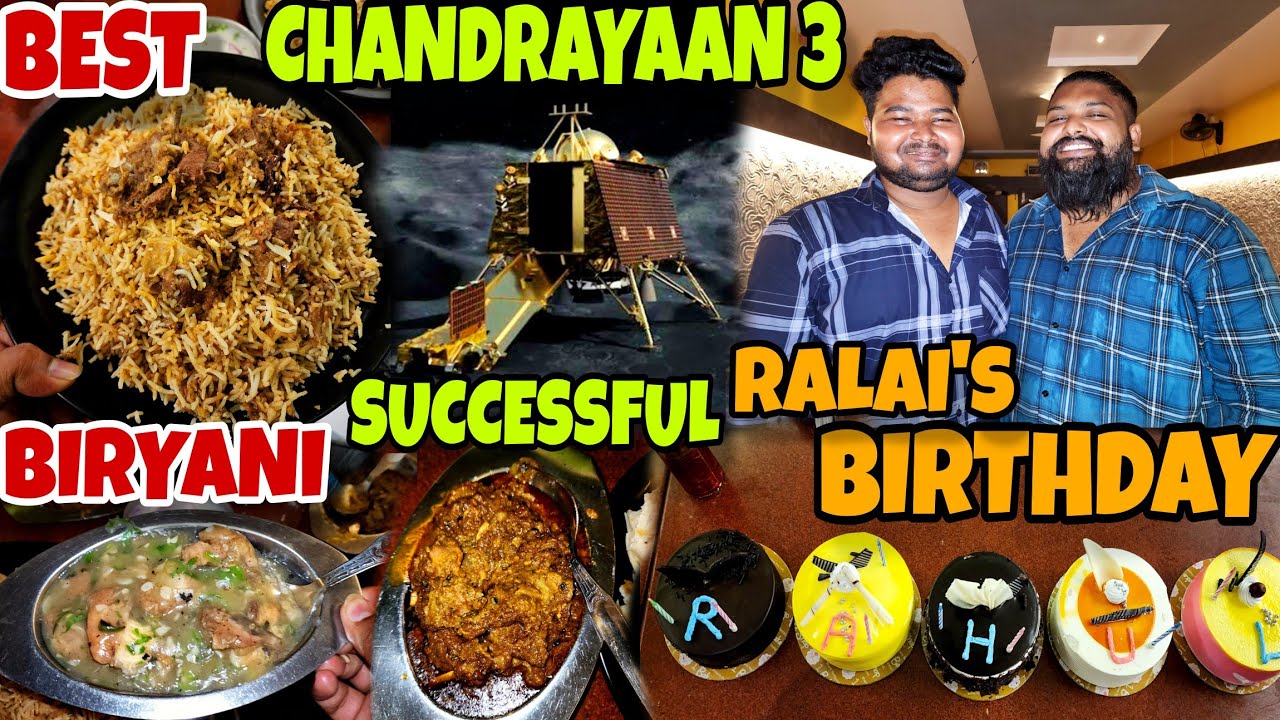 The Best Mutton Biryani with Mutton Keema 🤤 Chandrayan 3 Successfull