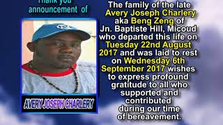 Avery Joseph Charlery thank you