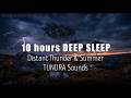 Distant Thunder - No Rain | 10 Hours Black Screen Sleep Sounds | Total Darkness Aid