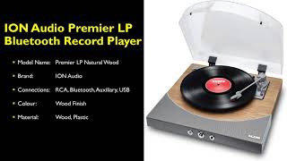 ION Audio Premier LP Record Player Review | Bluetooth Vinyl Turntable With Built-In Speakers