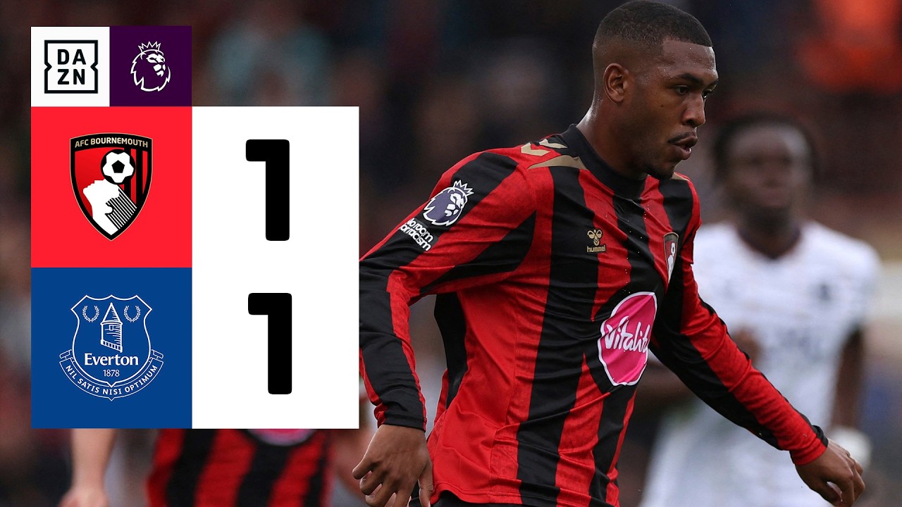 Resumen: Bournemouth vs Everton (1-1) | Resumen y goles | Highlights Premier League