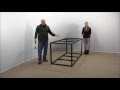 Table frame using Esto Connectors and 1.5 inch aluminum tubing Table frame using Esto Connectors and 1.5 inch aluminum tubing