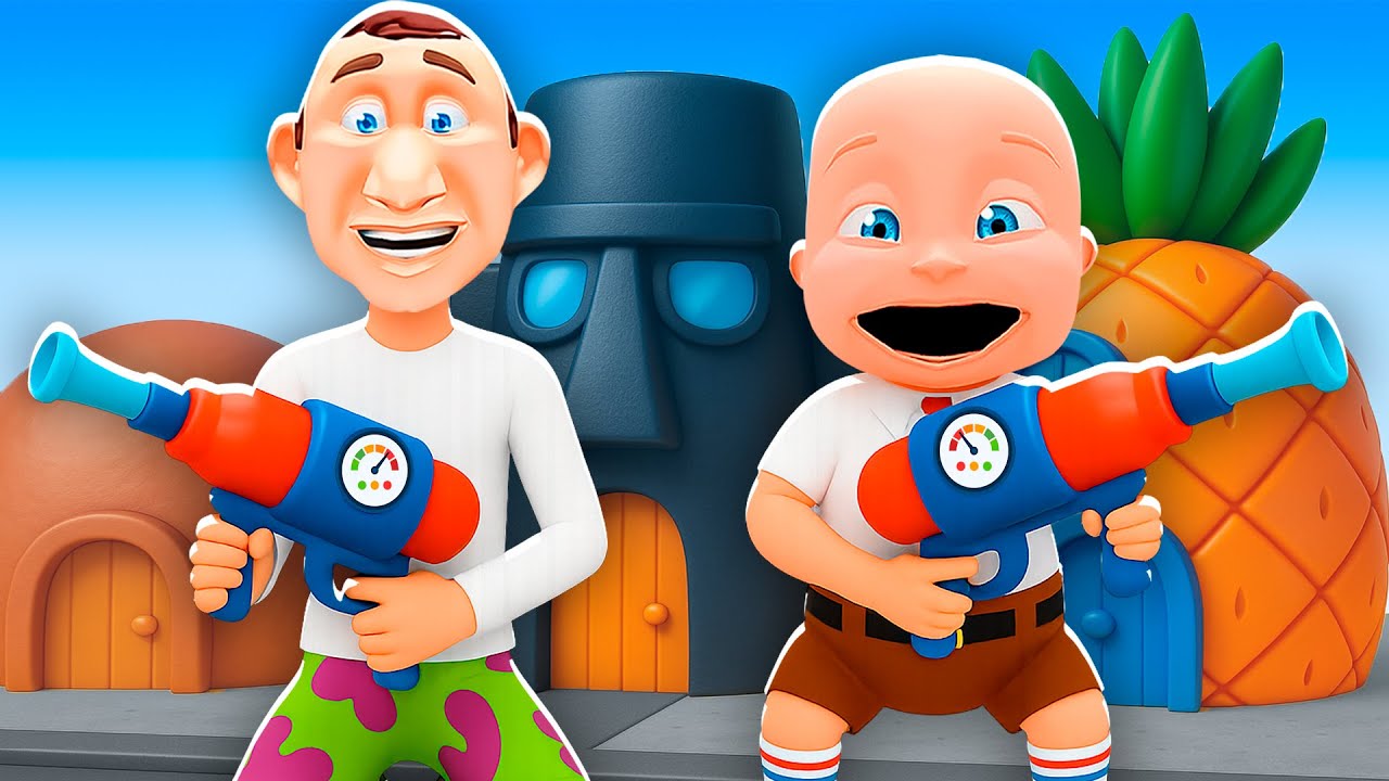 Baby Powerwashed The Bikini Bottom...