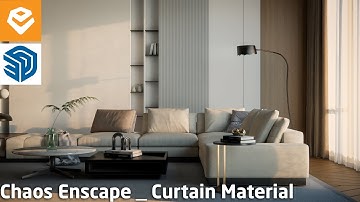 Enscape 4 For SketchUp | 069 How to Create Curtain Material