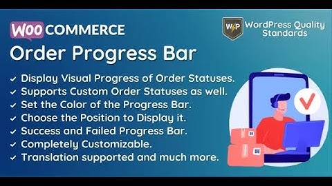 WooCommerce Order Progress Bar | Order Tracking By devdiggers