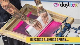 Curso de Serigrafía Textil Profesional en Daytitex - En línea y presencial