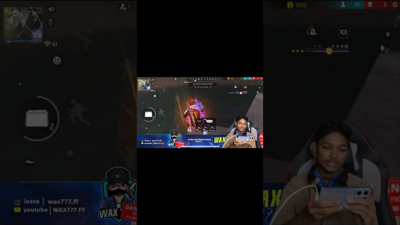 ONE TAP WITH KINGFISHER😂🔥 WAX777 BRUHHH!!💀🤏🏻 