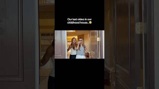 Last video ever in our childhood house bc our parents just sold it😭🏡 #twins #comedyshorts #house