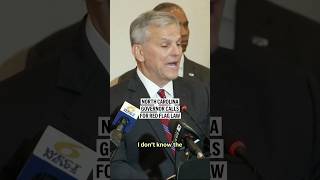 North Carolina governor calls for red flag law