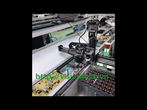 Máy cắm linh kiện tự động dạng Tray