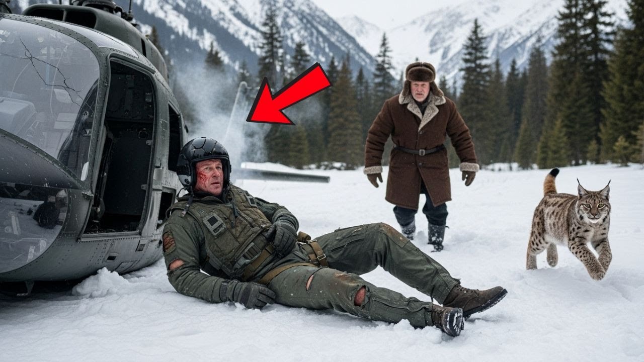 Пилот и три рысьих детёныша были брошены умирать — пока лесник не нашёл их в обломках вертолёта