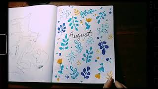 Bullet Journal Flip Through August Bujo