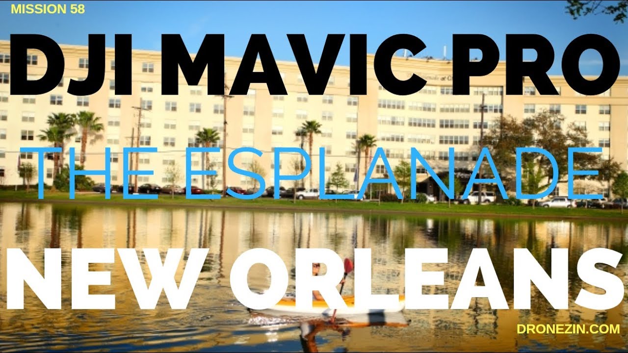 DJI MAVIC PRO - NEW ORLEANS - THE ESPLANADE @ CITY PARK - 4K