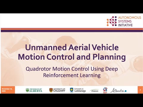Quadrotor Motion Control Using Deep Reinforcement Learning
