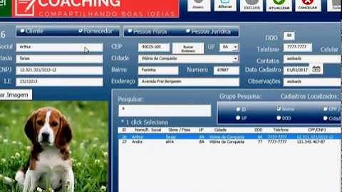 Planilha Cadastro de Clientes e Fornecedores com Designer Moderno em VBA