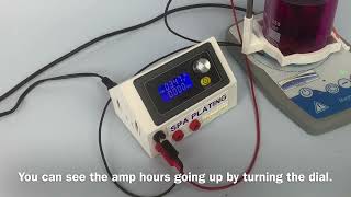 Setting Amp Hour Mode on the Microplater Classic