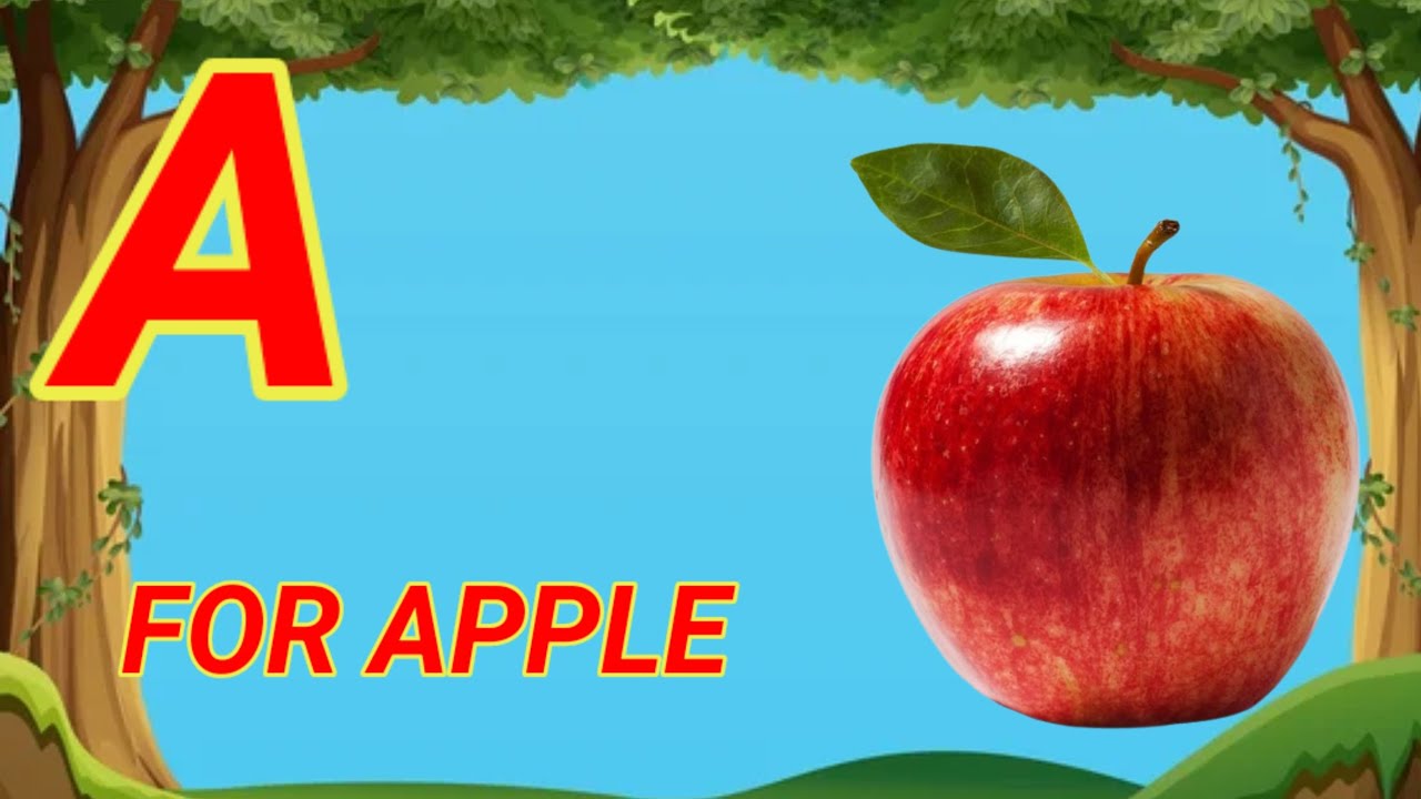 A For Apple B For Ball | Abcd Song | Abcd Rhymes | Abc Song Nursery ...