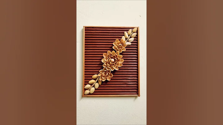 Pista Shell Wall Decore Ideas!#diy #craft #shortsfeed #shorts #subscribe @Crafted_Petals