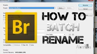 How to rename multiple images at once BATCH RENAMING using adobe bridge