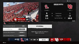 College Football 25 [Ole Miss vs Utah] Jasxon Dart 🆚 Cameron Rising thumbnail