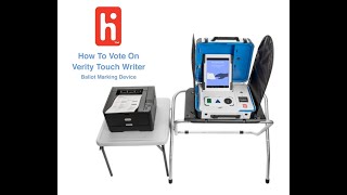 Verity Touch Writer Demonstration