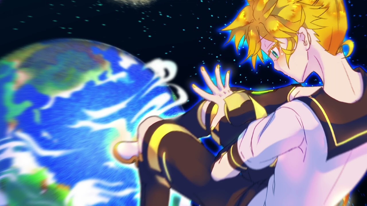 鏡音レン ACT1】藍と極星【VOCALOIDカバー】 - YouTube