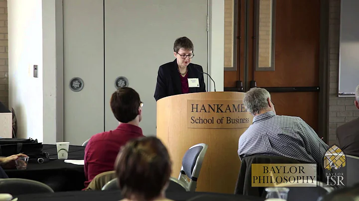 Baylor ISR -  Elizabeth Burns, Plantinga Conferenc...